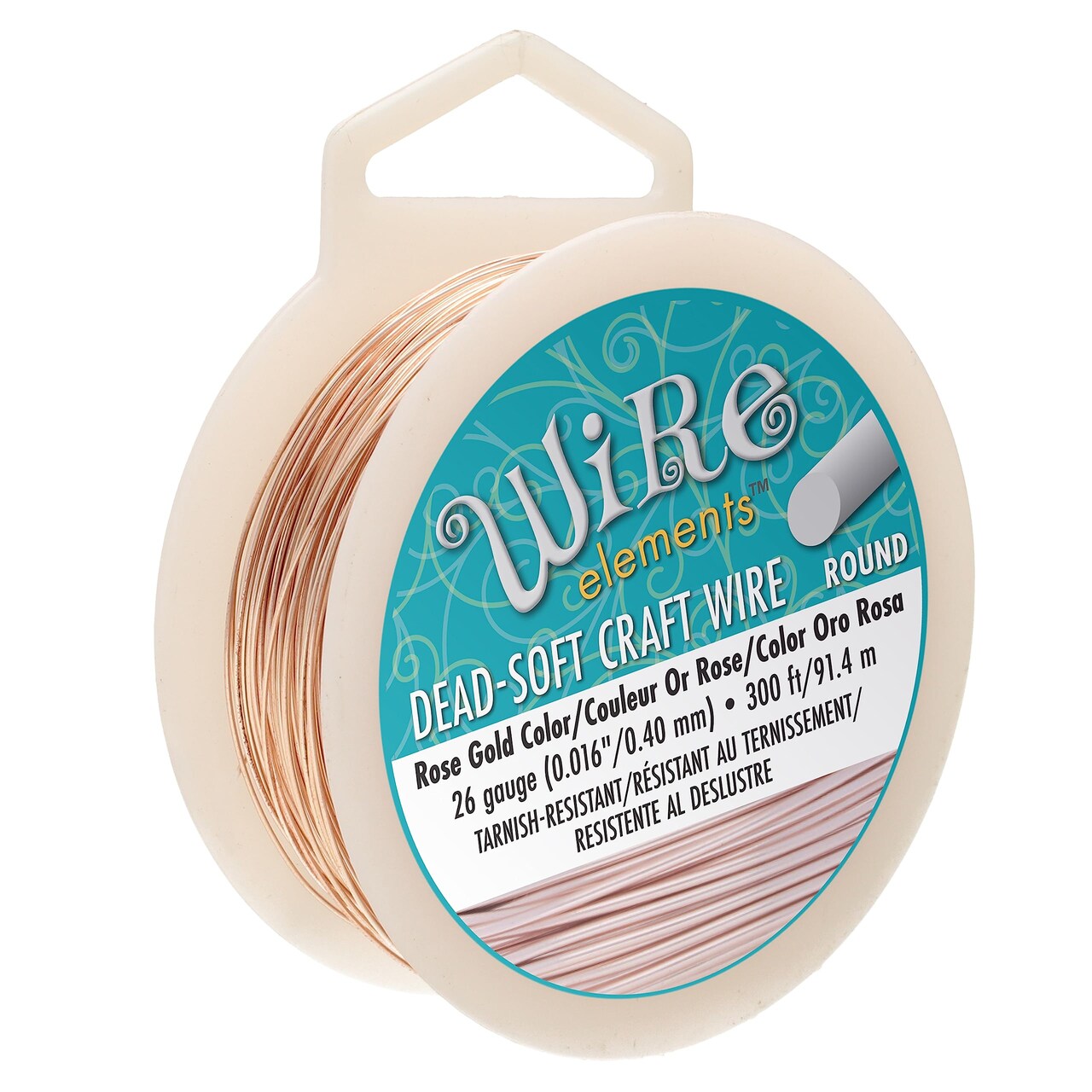 The Beadsmith Wire Elements Craft Wire – Tarnish Resistant, Soft Temper, Round